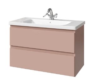 Изображение товара Тумба под раковину Caprigo Forte 36113-SF026, 90 см подвесная, пудра