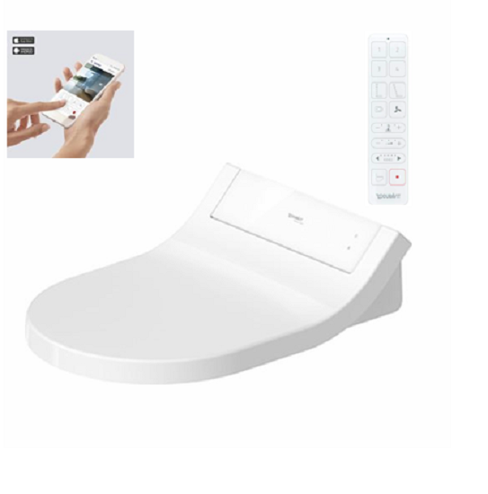 Изображение товара Электронная крышка-биде Duravit SensoWash Classic 613000012002300, с микролифтом, подсветка, белая Изображение товара Электронная крышка-биде Duravit SensoWash Classic 613000012002300, с микролифтом, подсветка, белая