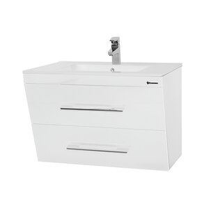 Изображение товара Тумба под раковину Bellezza Берта, 4635212510014, 75 см, подвесная, цвет белый