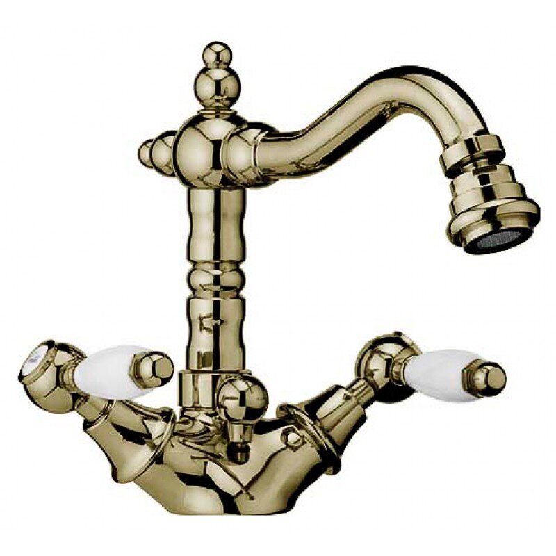 Изображение товара Смеситель для биде Webert Dorian с донным клапаном, бронза, Italy