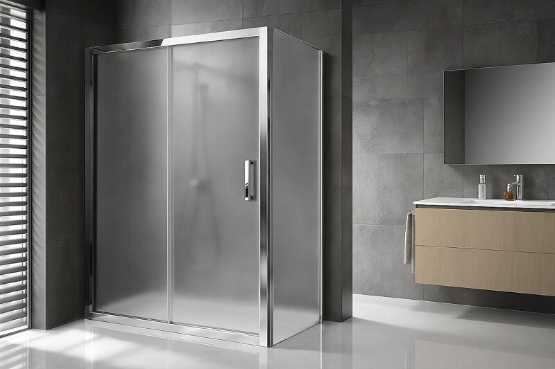 Изображение товара Душевой уголок Royal Bath Accord RB7100HPS-C-CH 100x70 см с матовым стеклом