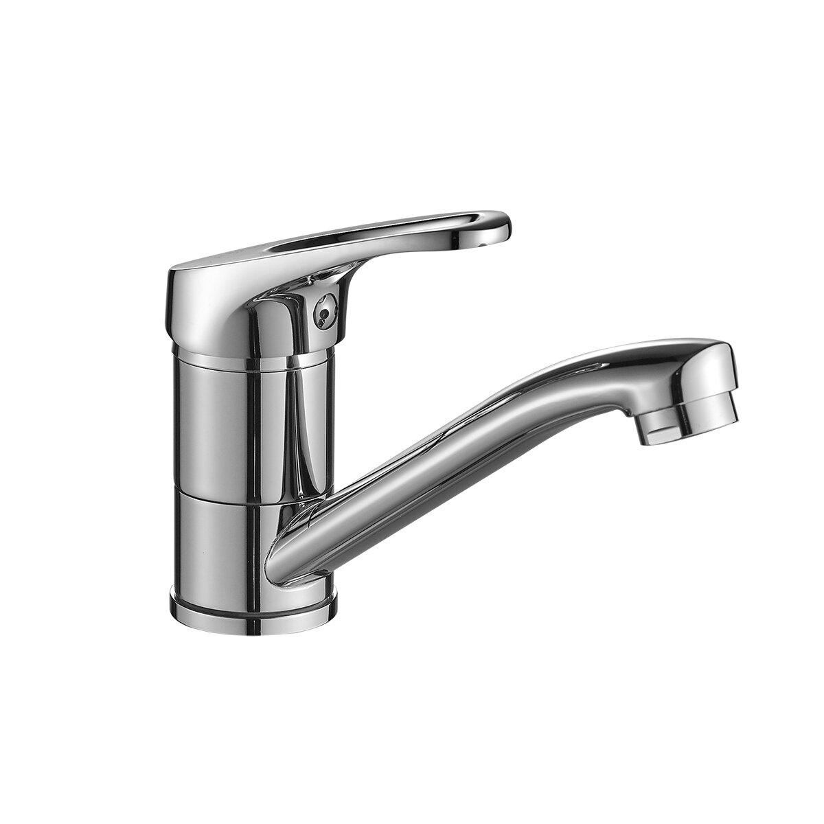 Изображение товара Смеситель Decoroom DR21012 для раковины хром однорычажный поворотный излив