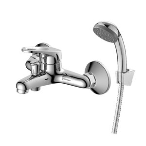 Изображение товара Смеситель Decoroom DR21035 для ванны и душа хром однорычажный 15.6 см