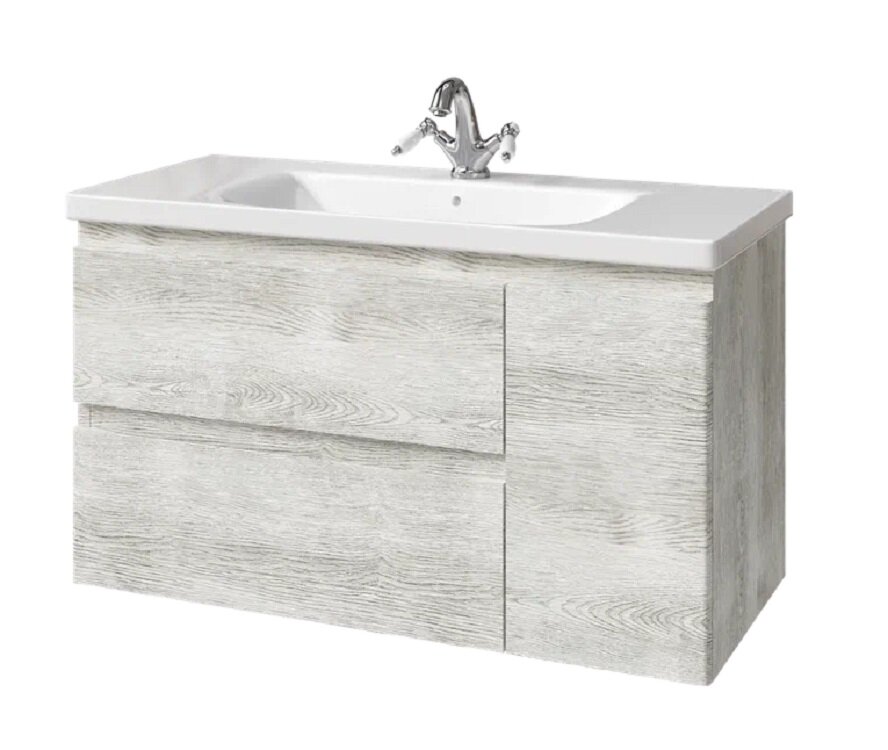Изображение товара Тумба под раковину Caprigo Forte 100см подвесная белый клён