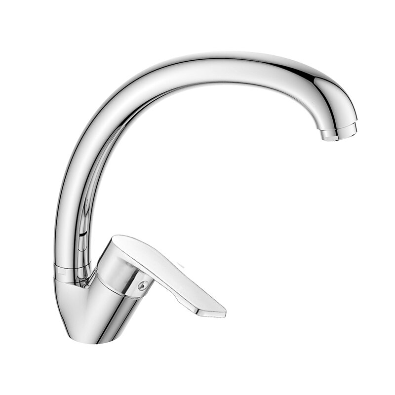 Изображение товара Смеситель Decoroom DR23021, для кухни, хром Изображение товара Смеситель Decoroom DR23021, для кухни, хром