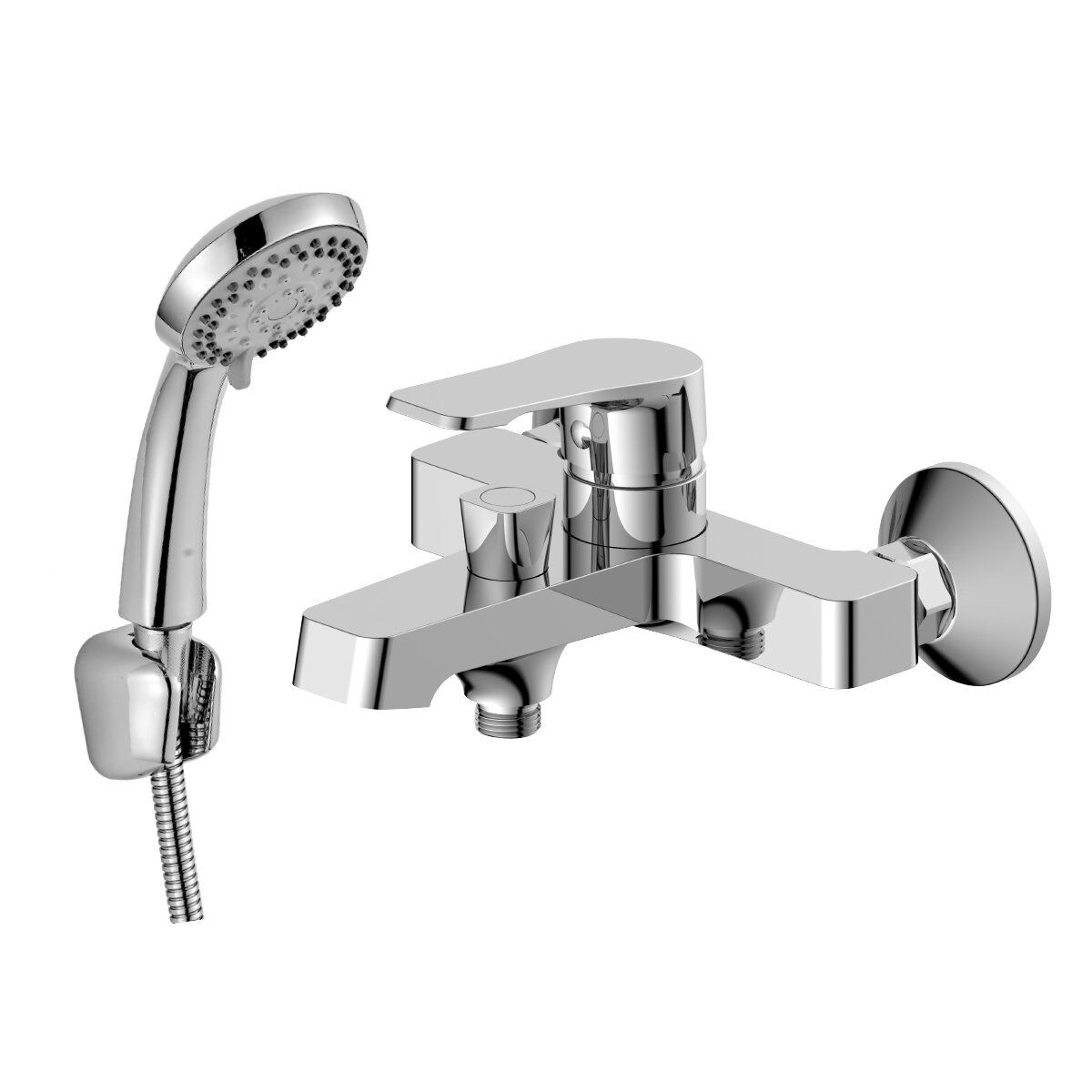 Изображение товара Смеситель Decoroom DR23036, для ванны и душа, хром Изображение товара Смеситель Decoroom DR23036, для ванны и душа, хром