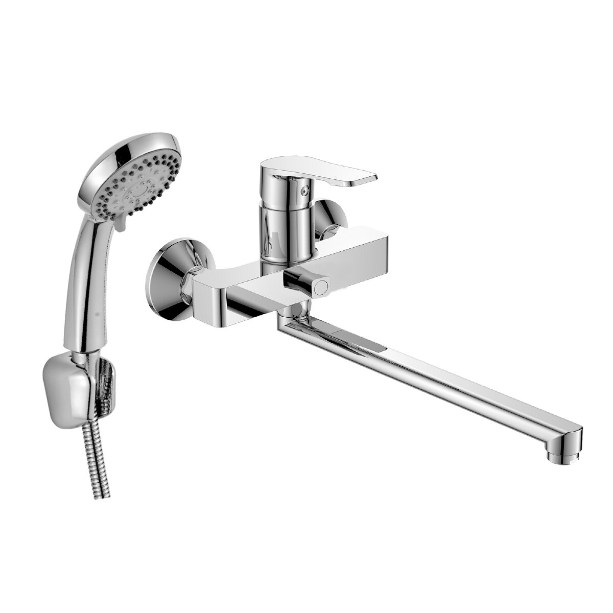 Изображение товара Смеситель Decoroom DR23043 для ванны и душа, хром, 27.2 см излив