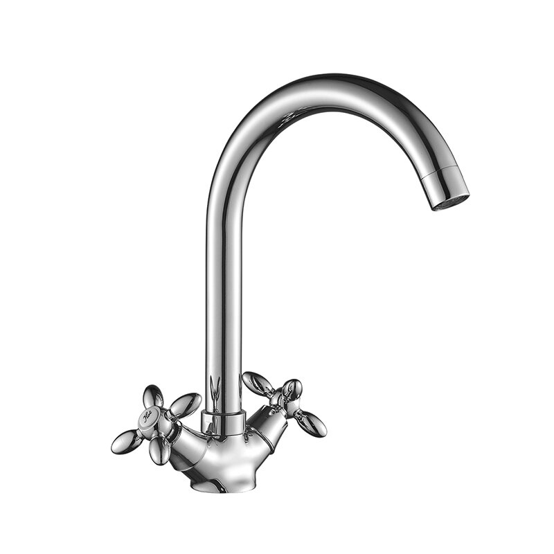 Изображение товара Смеситель Decoroom DR53028, для кухни, хром Изображение товара Смеситель Decoroom DR53028, для кухни, хром