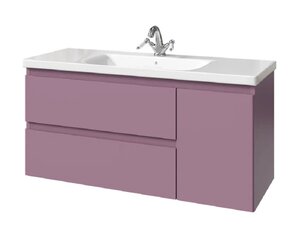 Изображение товара Тумба под раковину Caprigo Forte 36117R eml-045.000.00.20, 120 см подвесная, дверь справа, лиловый