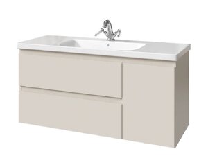 Изображение товара Тумба под раковину Caprigo Forte 36117R-SF023, 120 см подвесная, дверь справа, беж лайт