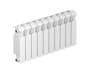 Изображение товара Радиатор биметаллический Rifar Monolit 300 R-MN-300-11, 11 секций, боковое подключение, белый