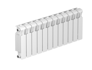 Изображение товара Радиатор биметаллический Rifar Monolit 300 R-MN-300-12, 12 секций, боковое подключение, белый