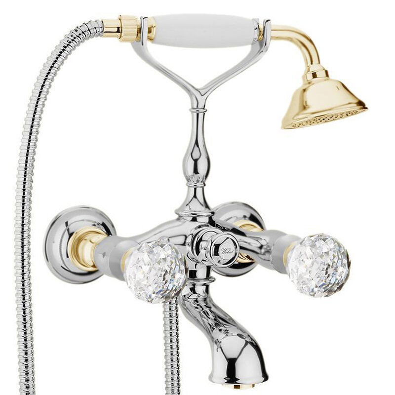 Изображение товара Смеситель для ванны и душа Webert Karenina KA720201017 с кристаллами Swarovski