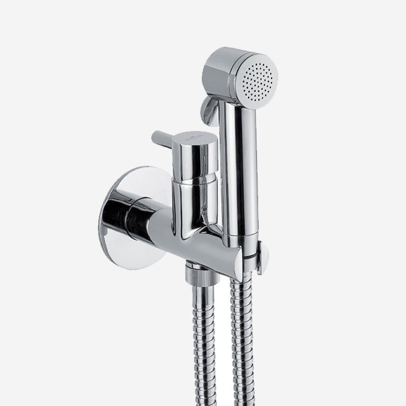 Изображение товара Гигиенический душ Webert Elio с встраиваемым смесителем хром 5 лет гарантия