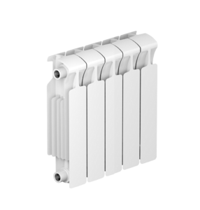 Изображение товара Радиатор биметаллический Rifar Monolit 300, 5 секций, боковое подключение, белый