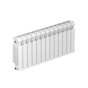 Изображение товара Радиатор биметаллический Rifar Monolit 350 R-MN-350-13, 13 секций, боковое подключение, белый