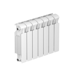 Изображение товара Радиатор биметаллический Rifar Monolit 350 R-MN-350-7, 7 секций, боковое подключение, белый