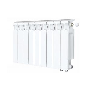 Изображение товара Радиатор биметаллический Rifar Monolit Ventil 300 R-MN-300-9-VR, 9 секций, нижнее правое подключение, белый