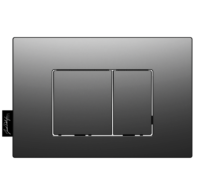 Изображение товара Клавиша смыва Jacob Delafon E38065-BMT механическая черная матовая