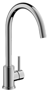 Изображение товара Смеситель для кухни Belz B70809 с поворотным изливом и хромированным покрытием