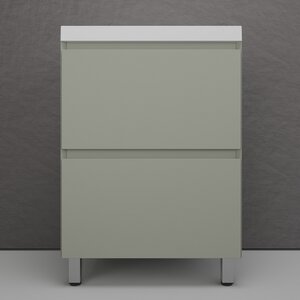 Изображение товара Тумба под раковину Style Line Манхэттен 60 ЛС-00002379, 60 см, напольная, олива