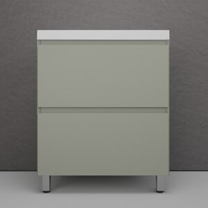 Изображение товара Тумба под раковину Style Line Манхэттен 70 см напольная олива