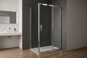 Изображение товара Душевой уголок Royal Bath Accord RB95170HPS-Т-CH, 170 x 95 см, стекло прозрачное, профиль хром