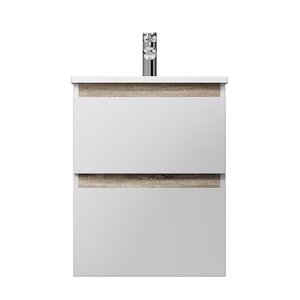 Изображение товара Тумба под раковину Am.Pm X-Joy M85AFHX0502WG, 50 см, подвесная, белый глянец