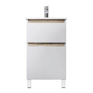 Изображение товара Тумба под раковину Am.Pm X-Joy 50 см белый глянец напольная Германия