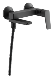 Изображение товара Смеситель для ванны и душа Belz B60715-7 черный матовый, вертикальный монтаж