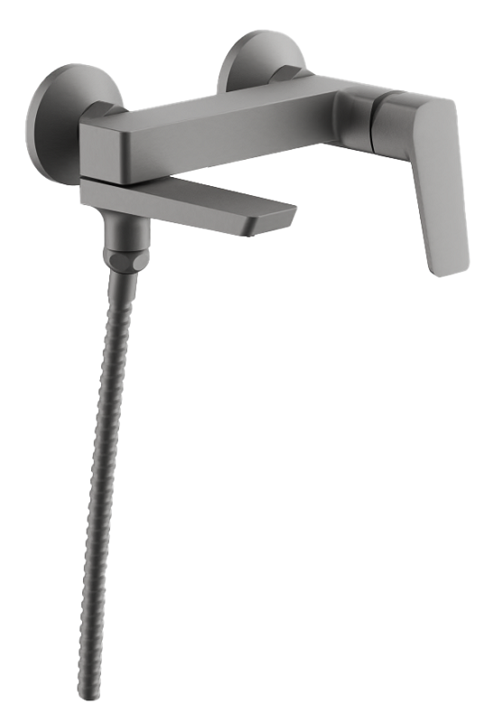 Изображение товара Смеситель для ванны и душа Belz B60715-3 оружейная сталь монтаж стеновой