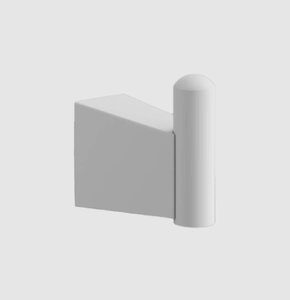 Изображение товара Крючок Belz B915 B91505-1 из нержавеющей стали белый матовый 6.1 см