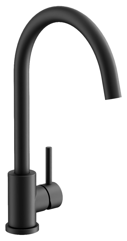 Изображение товара Смеситель Belz B70810-7 для кухонной мойки, черный матовый