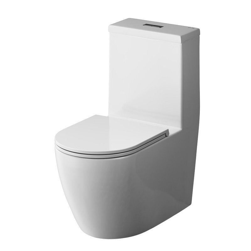 Изображение товара Унитаз-моноблок Am.Pm Func C8F8900SC безободковый с сиденьем микролифт белый