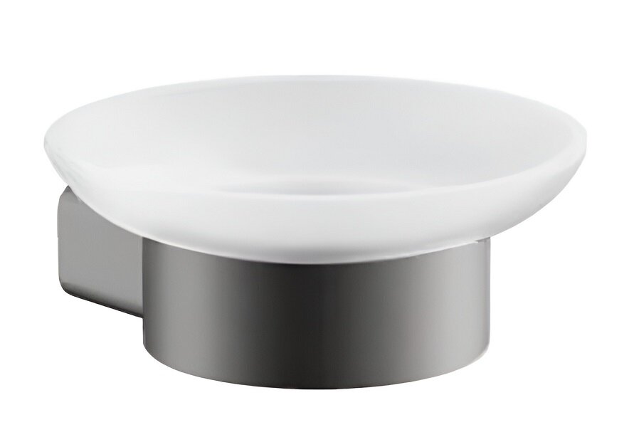 Изображение товара Настенная мыльница Belz B90702 из нержавеющей стали и стекла, Gunmetal