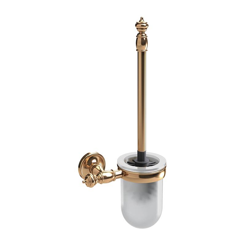 Изображение товара Ершик для унитаза Jacob Delafon Cleo 1889, бежевое золото, настенный дизайн