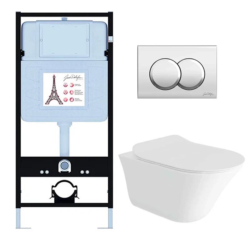 Изображение товара Инсталляция Jacob Delafon E28079RU-CP с унитазом Vive и микролифтом