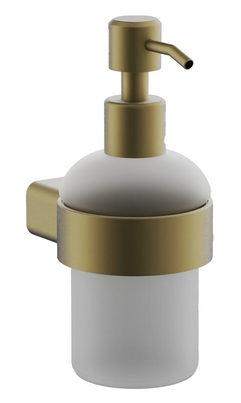 Изображение товара Дозатор жидкого мыла Belz B908 0.2 л брашированное золото настенный стильный дизайн