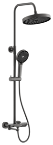 Изображение товара Душевая система Belz B25713-3 оружейная сталь регулируемая высота 150 см