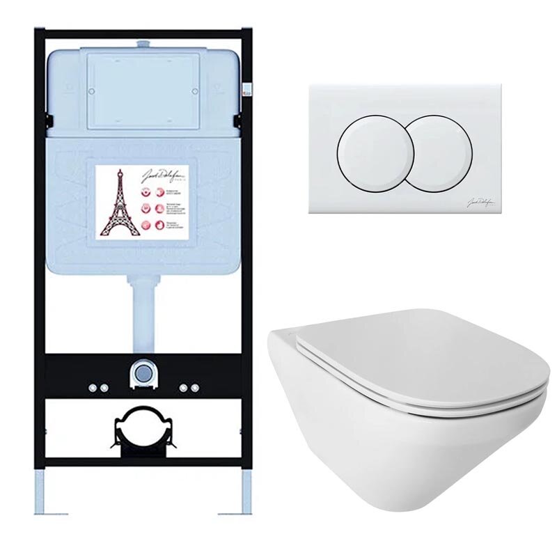 Изображение товара Инсталляция Jacob Delafon для подвесного унитаза Modern Life с механизмом смыва