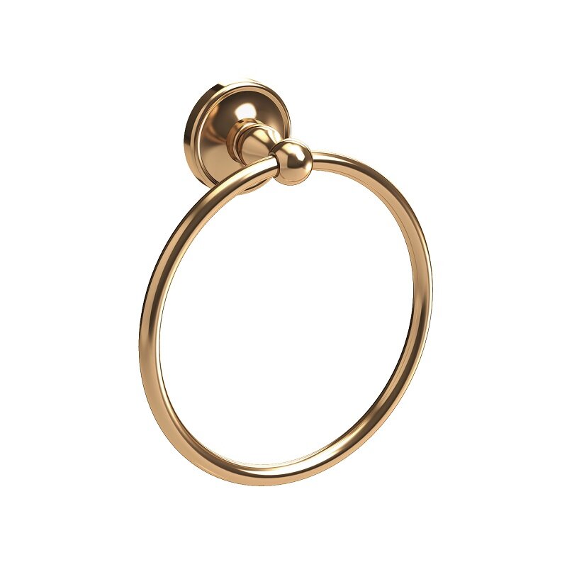 Изображение товара Полотенцедержатель-кольцо Jacob Delafon Cleo 1889, бежевое золото, стенний, Франция