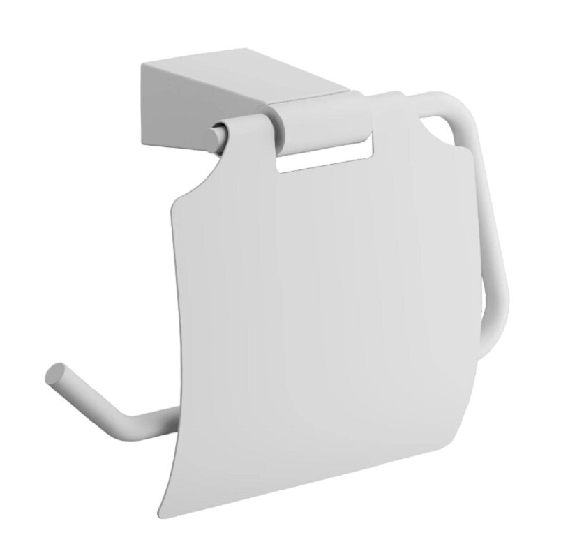 Изображение товара Держатель туалетной бумаги Belz B915 B91503, c крышкой, белый матовый