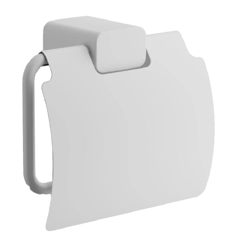 Изображение товара Держатель туалетной бумаги Belz B91003 с крышкой, белый матовый