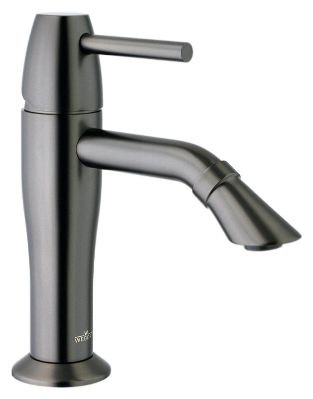 Изображение товара Смеситель Webert Opera Moderna OE830102985 для раковины с донным клапаном, графит