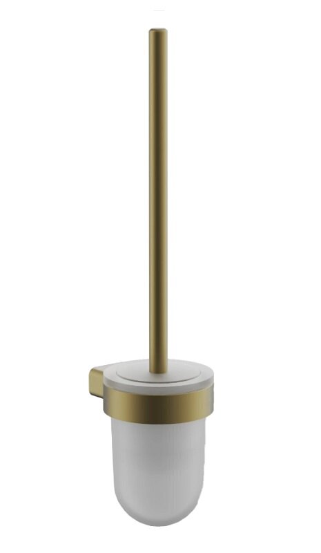 Изображение товара Ершик для унитаза Belz B908 B90810 брашированное золото настенный монтаж