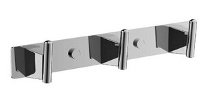 Изображение товара Вешалка 3 крючка Belz B911 B91115-3, 27 см, хром