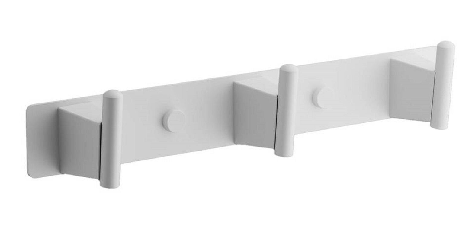 Изображение товара Вешалка 3 крючка Belz B915 B91515-3, 27 см, белый матовый Изображение товара Вешалка 3 крючка Belz B915 B91515-3, 27 см, белый матовый