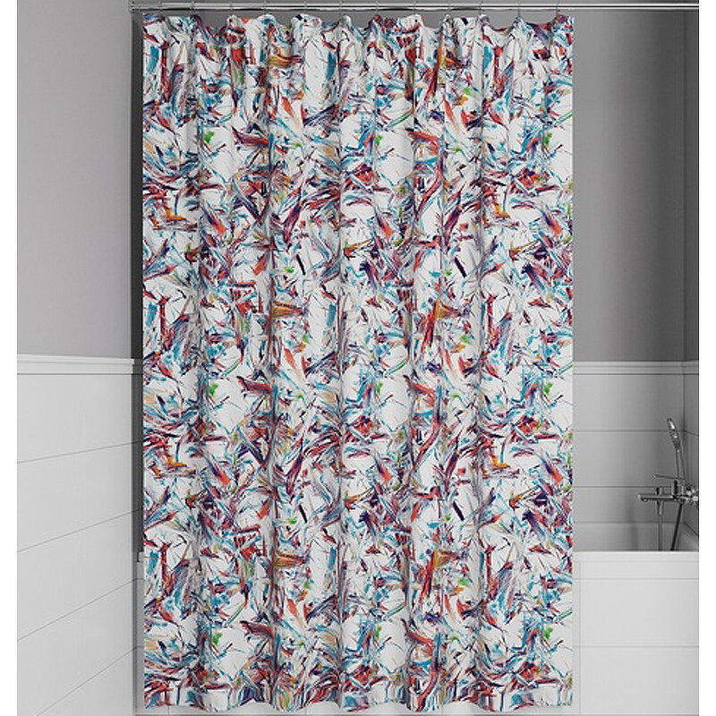 Изображение товара Штора для ванной комнаты Iddis Base BX05P18i11 180 x 200 см полиэстер разноцветная