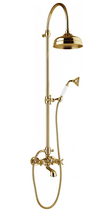 Изображение товара Душевая система Webert Ottocento OT721208010, золото