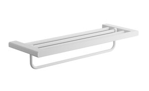 Изображение товара Полка для полотенец Belz B910 B91024 60 см белый матовый из нержавеющей стали